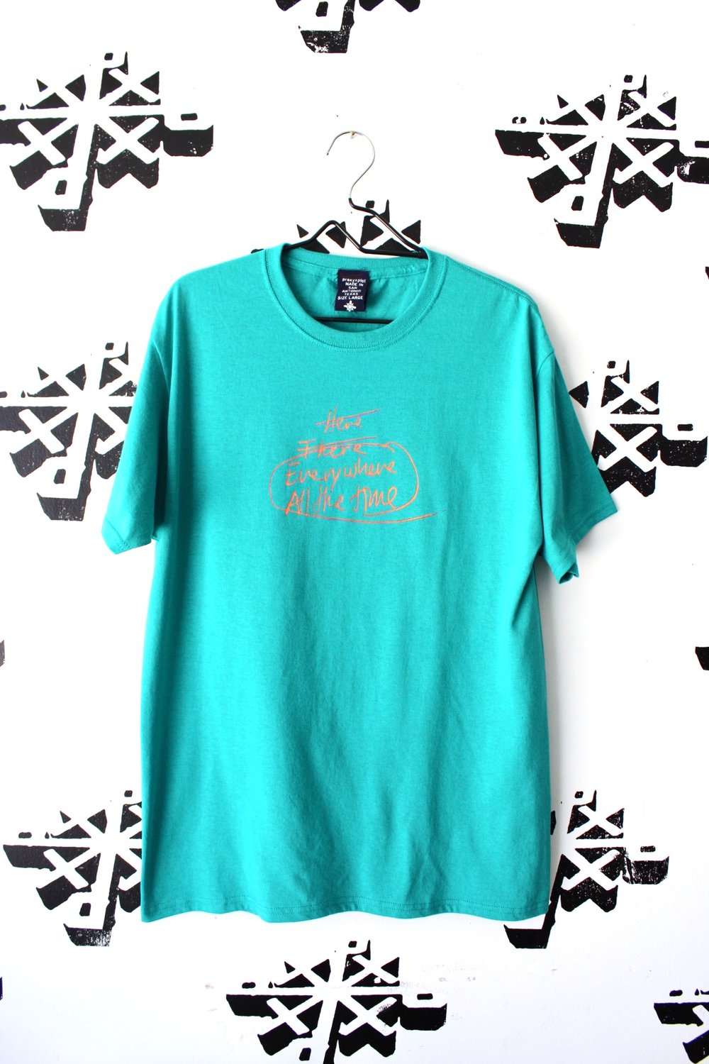 that one tee in teal 
