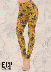 Image 1 of "Muerte Meows" Butter Soft Leggings