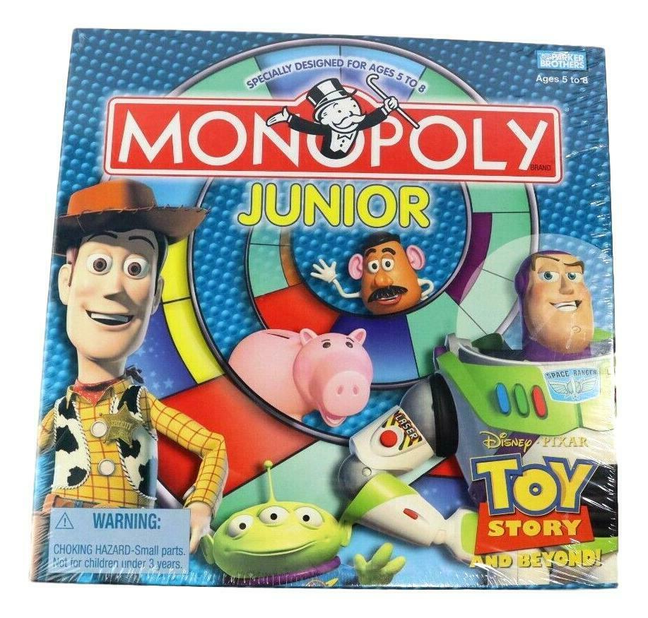 Hasbro - Monopoly Junior - Toy Story And Beyond Board Game - Rare & New!