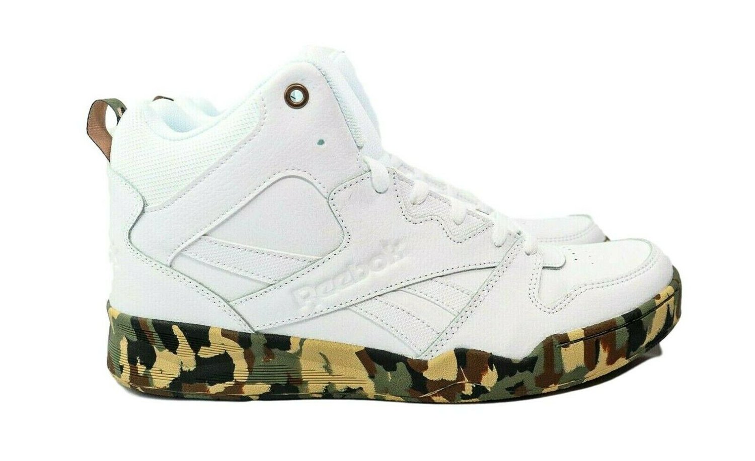 Reebok Royal HI2 Leather Tops White Camo - Men's Size 11 - New Without Box