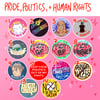 Pride, Politics, and Human Rights Buttons!