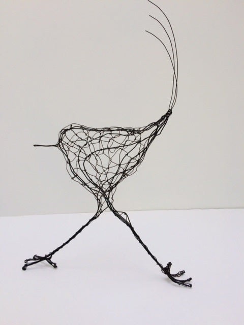 Wire Sanderling Sculptures