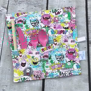 Image of Carried Cutlery for Kids - Monsters (see drop down menu for choices)