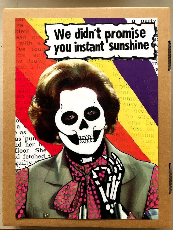 Signed Poster - Mushroom Thatcher