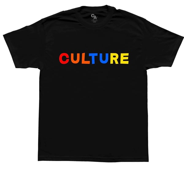 Image of “Culture” Black T-Shirt