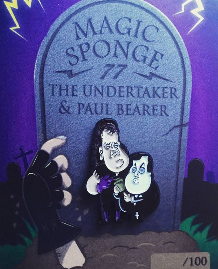Image of The Undertaker & Paul Bearer Pin.