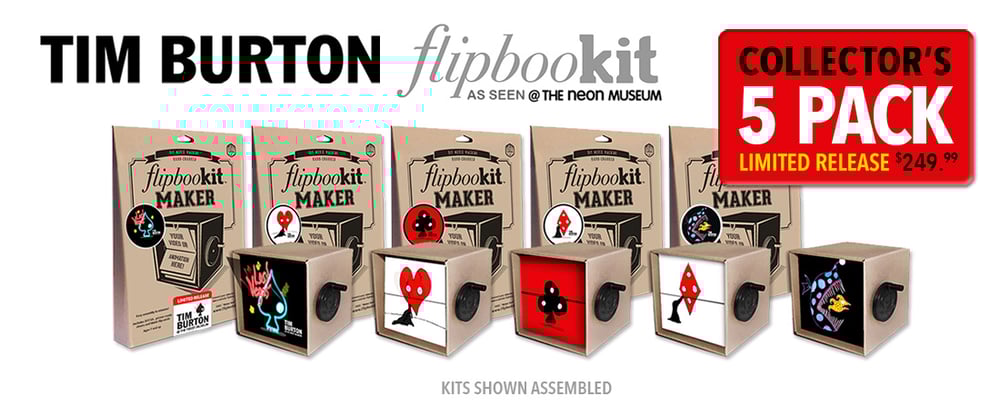Image of Tim Burton "LOST VEGAS" Complete Set (5 Kits)