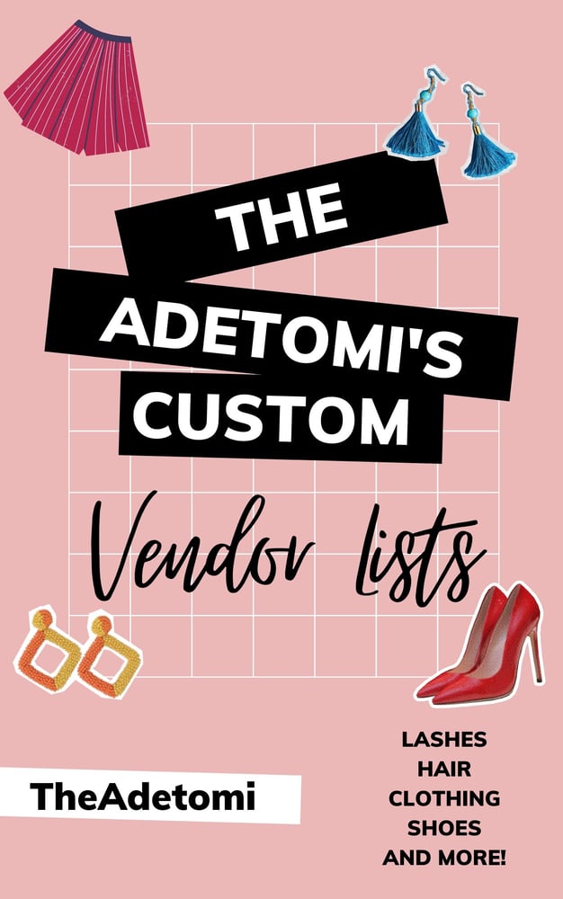 Image of Custom Vendor Lists