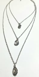 Image 4 of Pinky Queen Earrings & Drop Layered Necklace Set