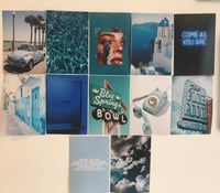 Blue Themed Collage Kit