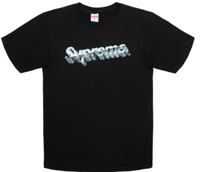 Supreme Chrome Logo Tee Black