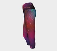 Image 2 of Vivid Microbes Yoga Capri