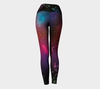 Image 4 of Vivid Microbes Yoga Legging