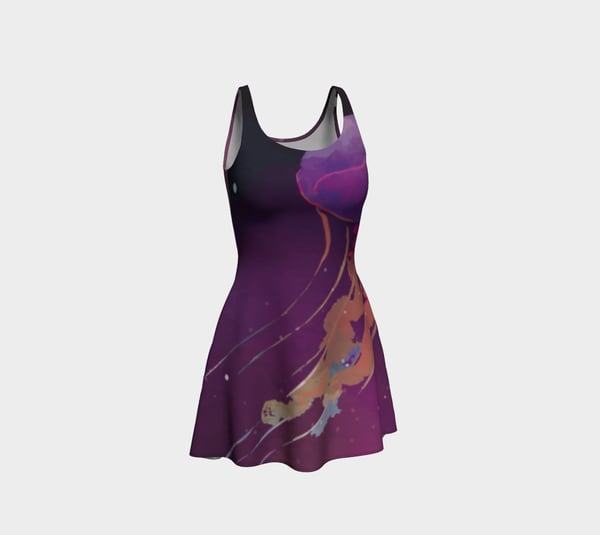 Image of Galactic Jellyfish Skater Dress