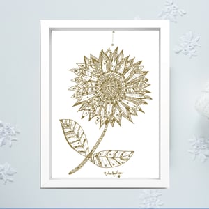 Image of Gold *Sunflower*_A4