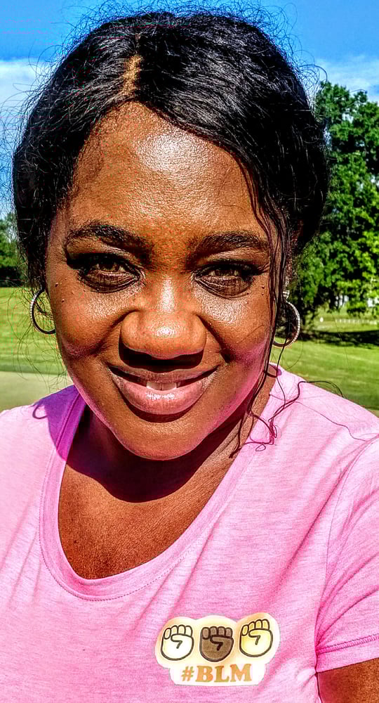 Image of BLM - Ladies Pink Tee(BlackLivesMatter) - $21.99
