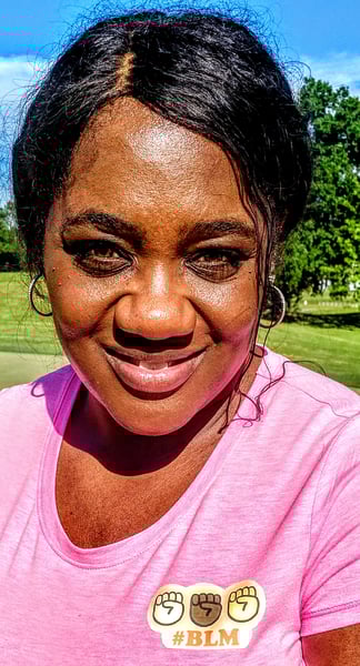 Image of BLM - Ladies Pink Tee(BlackLivesMatter) - $21.99