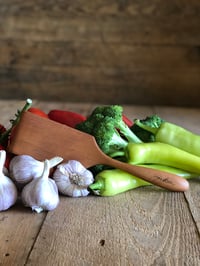 Image 3 of Flipper small 10”   in cherry or maple wood 