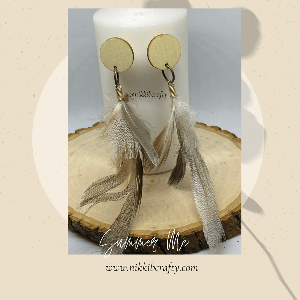 Image of Heather earrings :summer me collection 