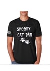 Spooky Cat Dad Mens Tee