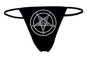 Baphomet PENTAGRAM Thong Panties