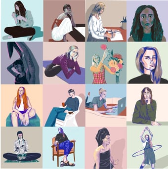 Image of Social distancing portraits