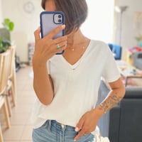 Image 4 of THEA - Bracelet et collier labradorite et nacre