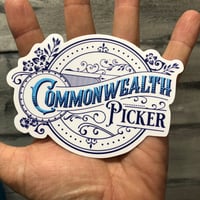 Image 1 of Large Commonwealth Picker Die Cut Sticker 4 1/2" X 3 1/4"