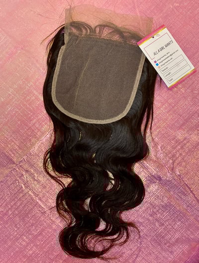 Image of VIRGIN Glam Indian Wave Closure
