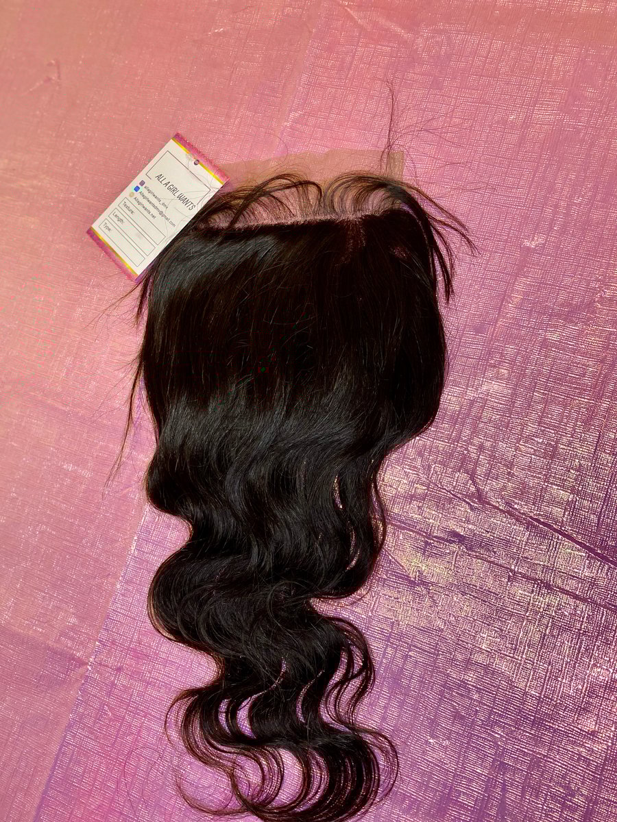Image of VIRGIN Glam Indian Wave Closure