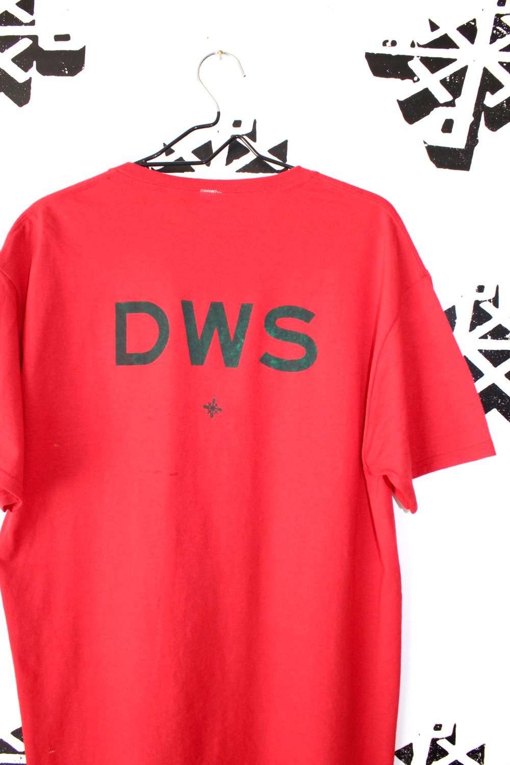 DWS tee in red