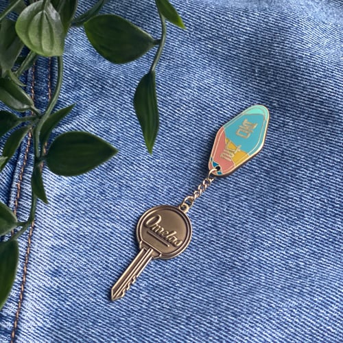 Image of OMELAS Room Key Pin