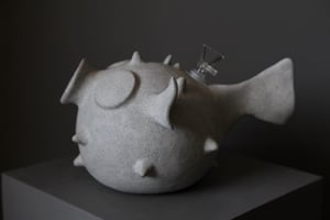 Image of Fugu in granite