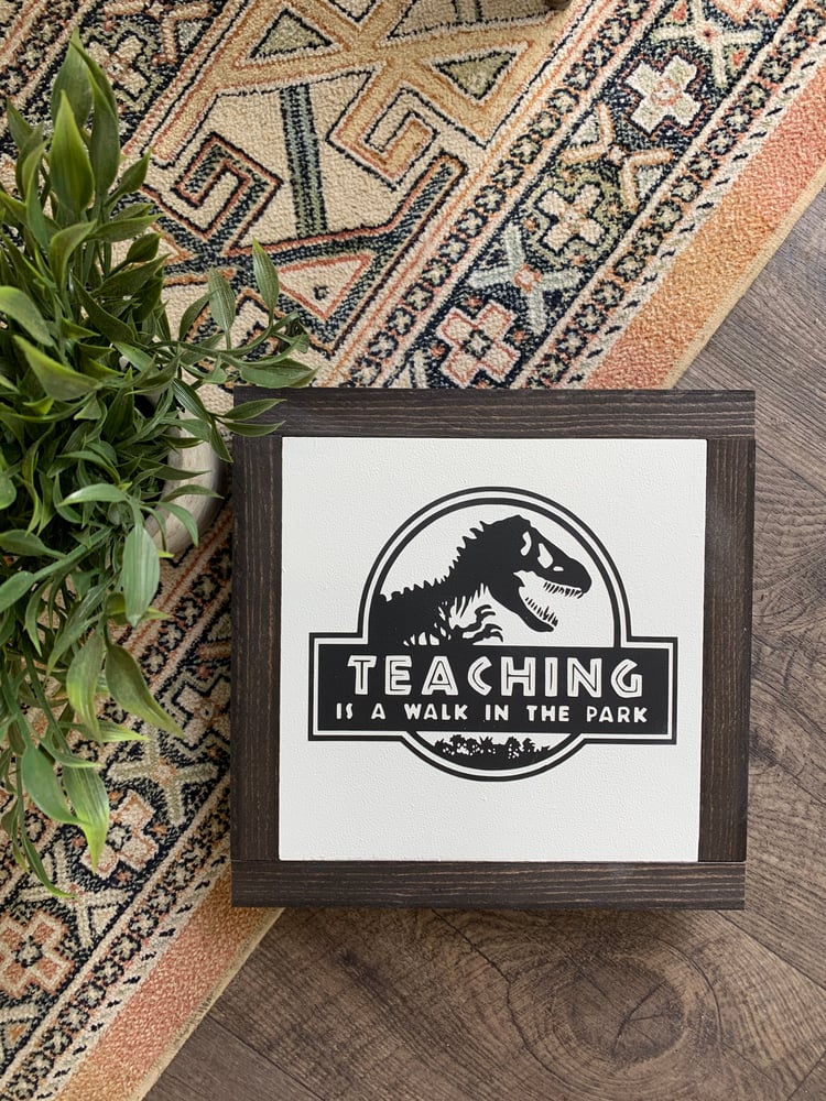 Image of Teaching is a walk in the park 