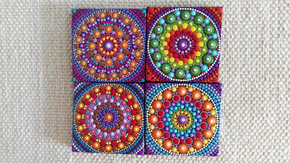 Image of Mandala Mini Canvas 2020B by Alberto Martin