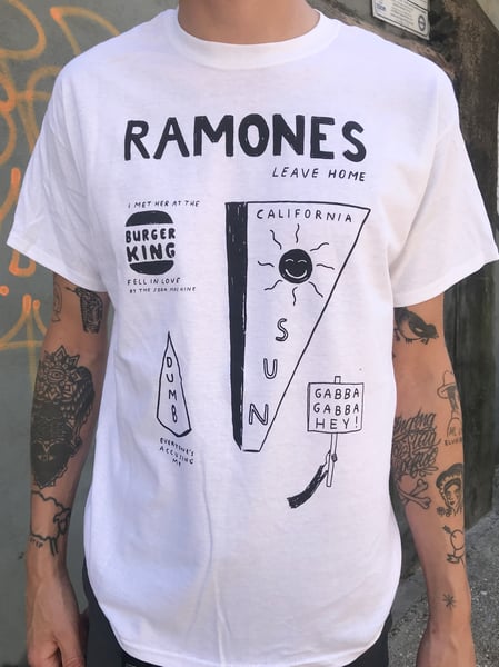 Image of 'Leave Home' Shirt on White