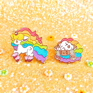 Image of Rainbow Ponyta - PokePride Enamel Pins