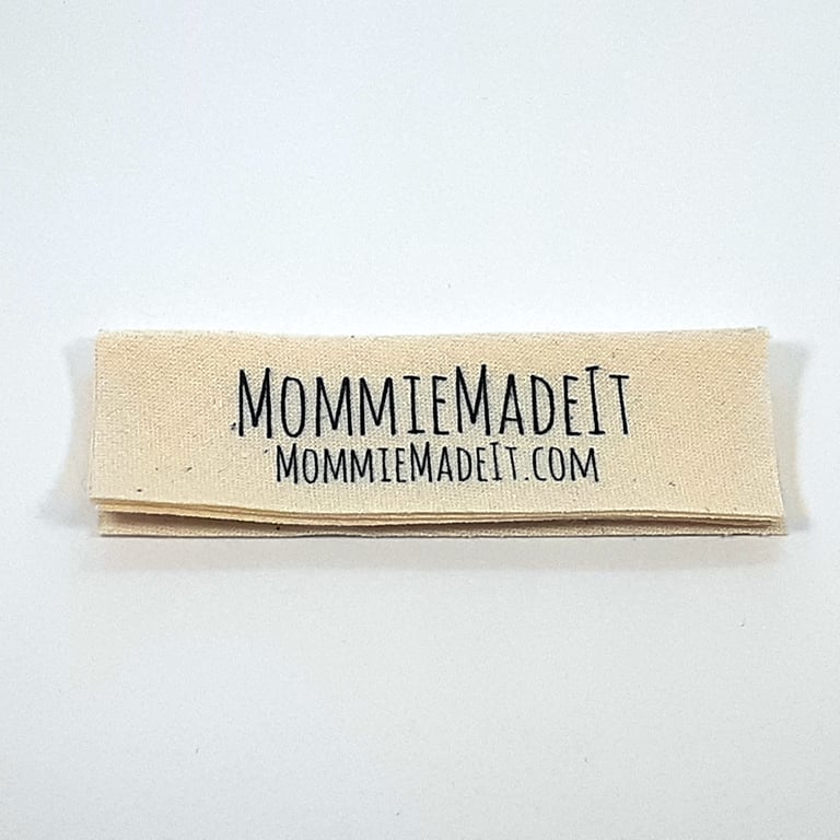 Custom Clothing Labels Brand Name Personalized Tags Organic Cotton Cloth  Logo