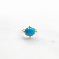 Image 2 of Victorian Turquoise Cabochon Ring