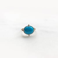 Image 1 of Victorian Turquoise Cabochon Ring