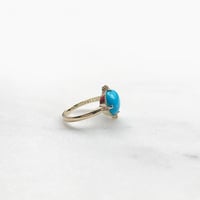 Image 3 of Victorian Turquoise Cabochon Ring
