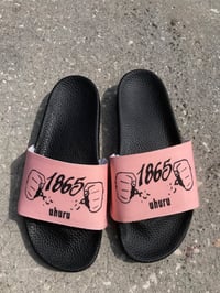 Image 1 of Custom Slides with changeable straps