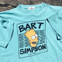 Original 1990 Bart Simpson Tee.