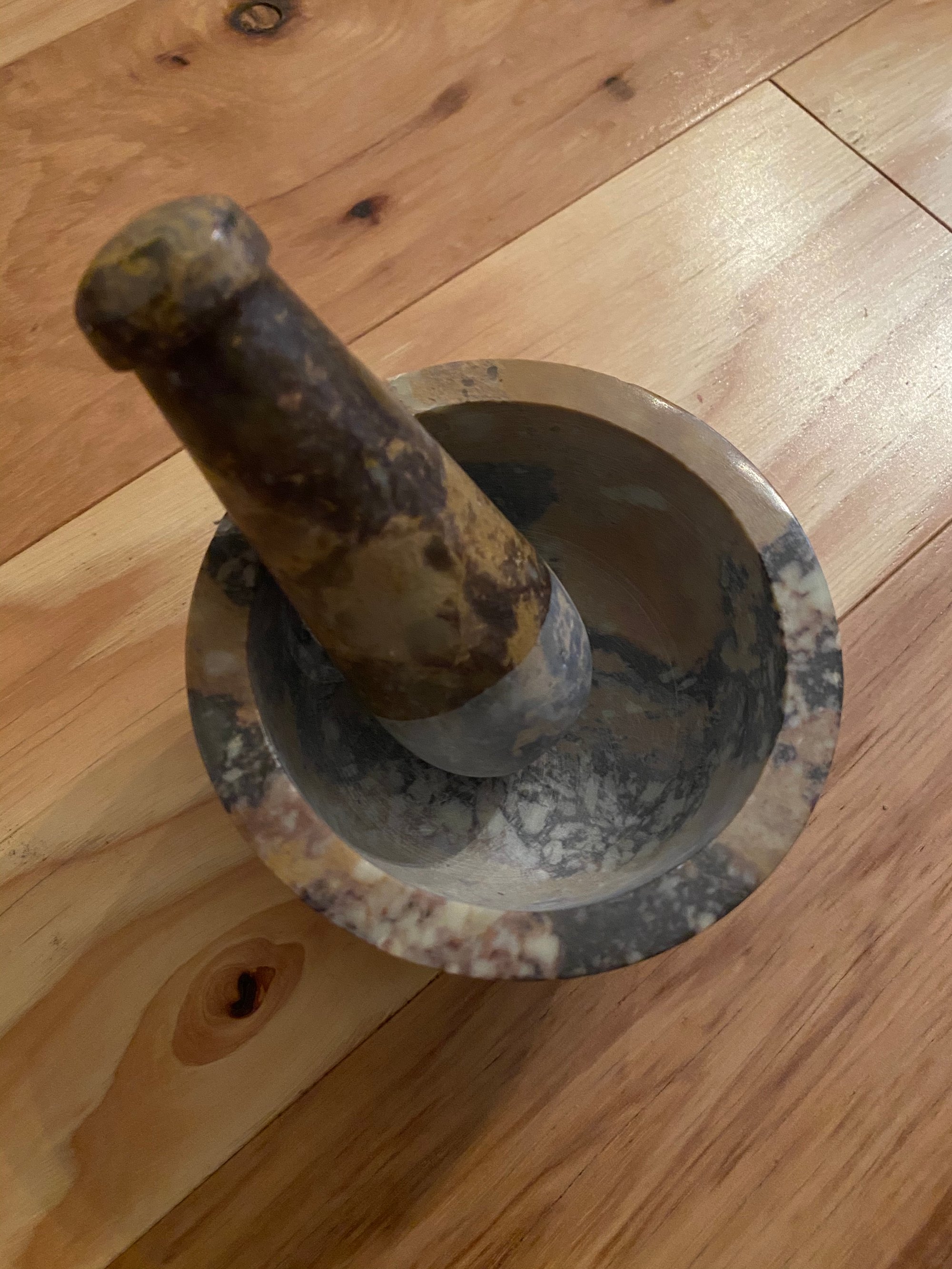 Image of Marble Mortar & Pestle