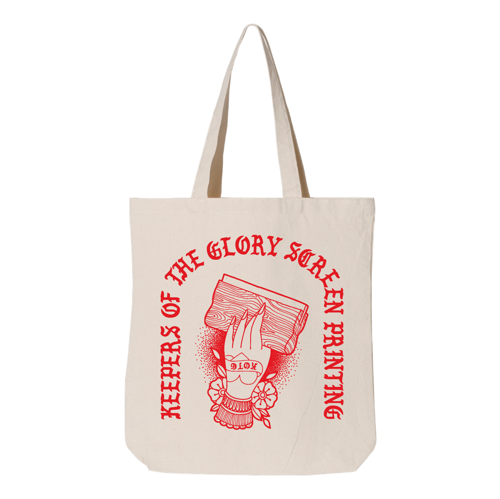 Image of Squeegee Hand | Record Tote Natural
