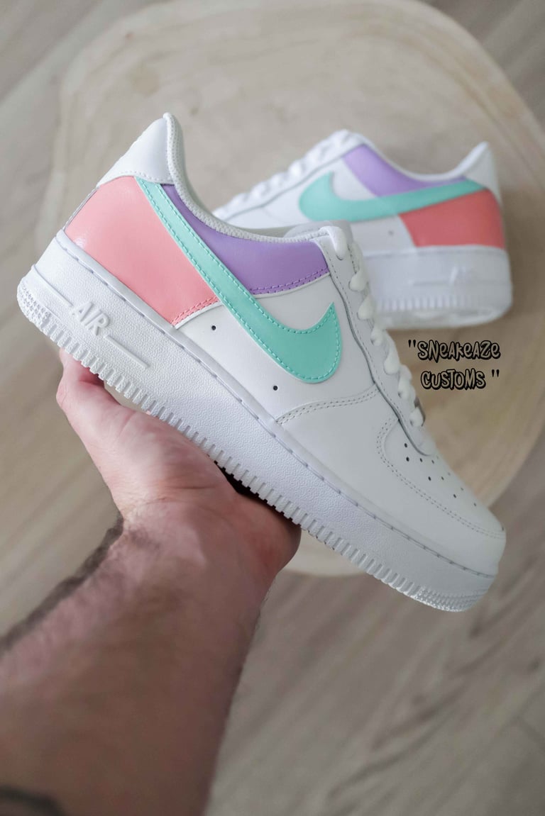 Nike Air Force Custom Color Block sneakeaze customs