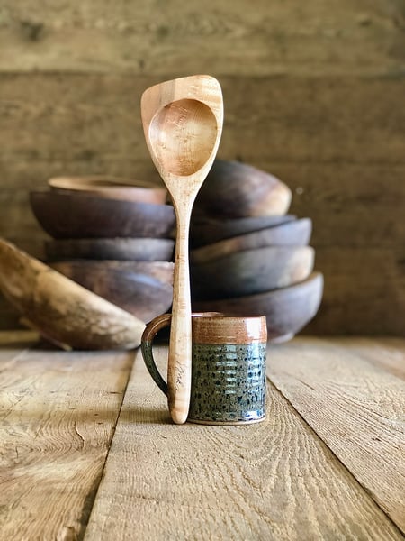 Image of Roux spoon  Left or right handed  14”