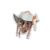 Forest face sticker