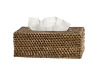 Rattan Tissue Box Cover