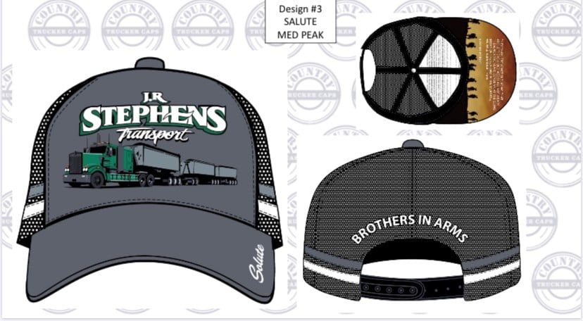 *Limited Edition* Salute Trucker Cap - Med Peak